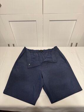 Banana Republic Men's Navy Flat Front Shorts